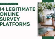 Affiliate Marketing for mobile apps: 14 Legitimate Online Survey Platforms